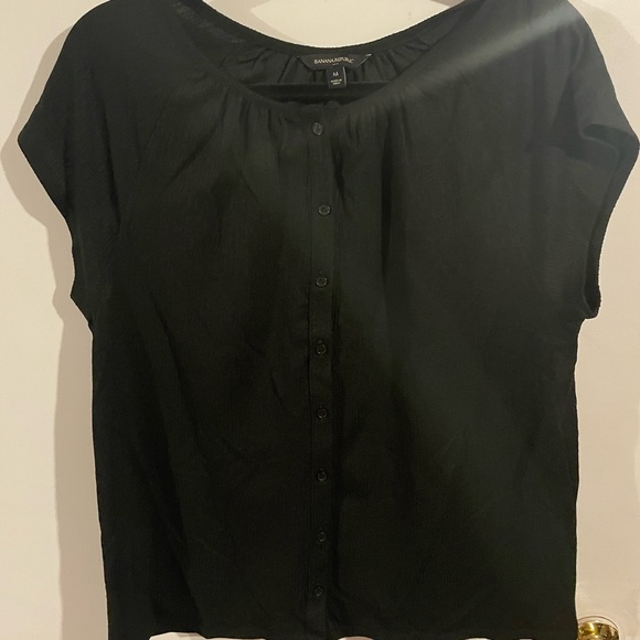 Casual Black Top - Picture 2 of 4